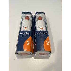 2 EveryDrop Refrigerator Ice & Water Filters 2 (EDR2RXD1) Factory Sealed OEM